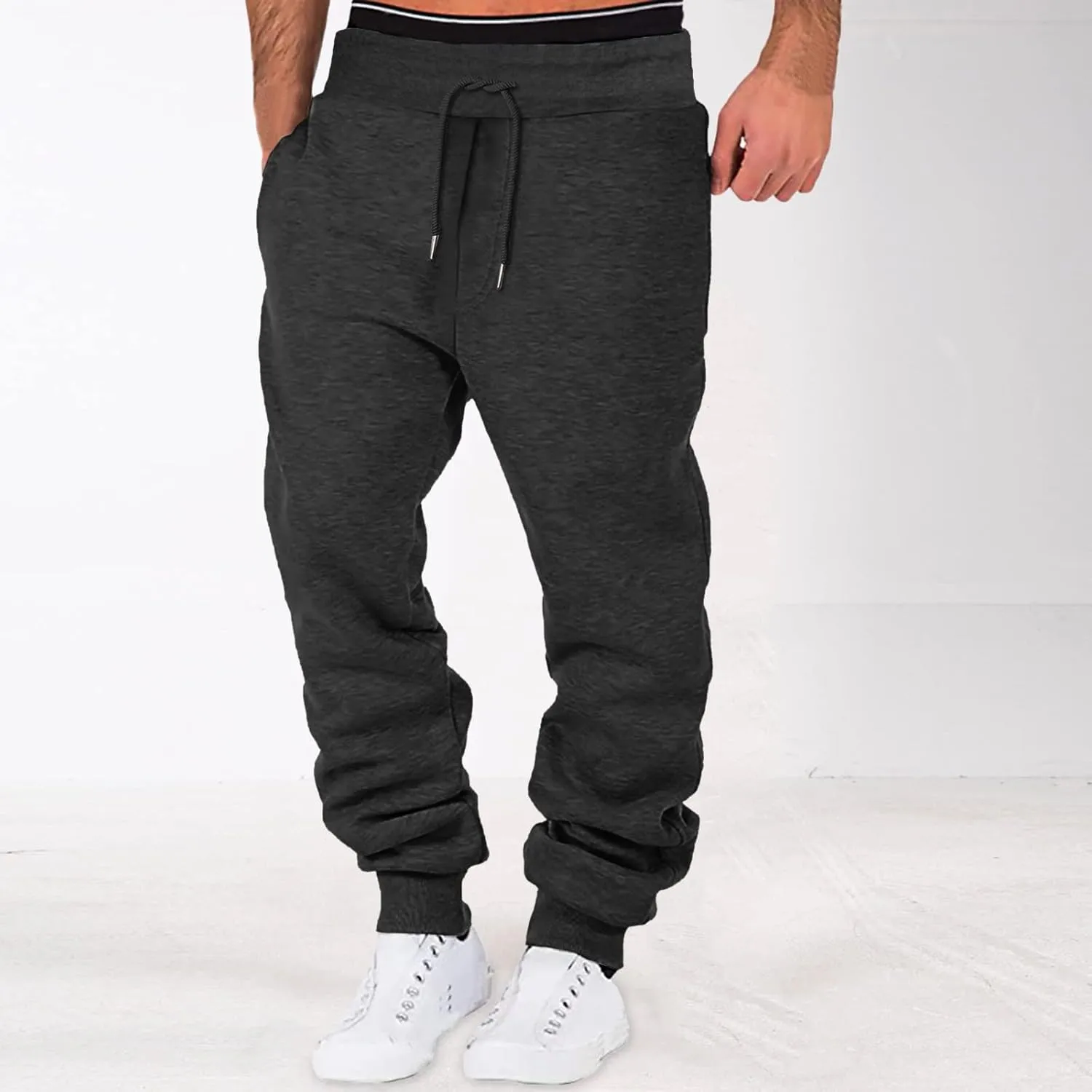 LCMTWX Sweatpants for Men Dry Trousers Outdoor Men Quik Pants Men's Pants Drawstring Joggers