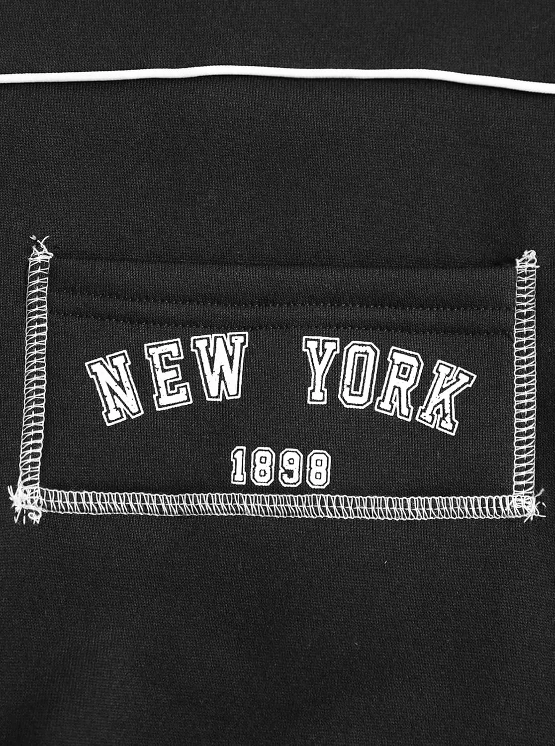 LovelyWholesale Womens Graphic Cropped Sweatshirts Drawstring Long Sleeve Pullover Sweatshirt