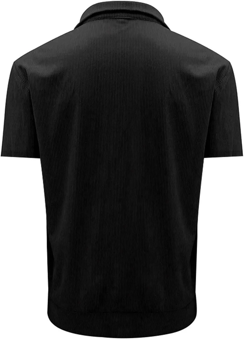 Mens 1/4 Button Sweater Short Sleeve Stand Collar Mens Sweatshirt Thermal Shirt Men's Sweatshirts No Hood, Mens Hoodie