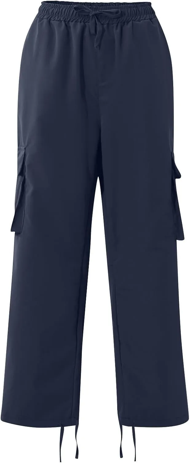 Mens Cargo Pants Relaxed Fit Casual Outdoor Athletic Cotton Joggers Lightweight Camping Hiking Pants with Pockets