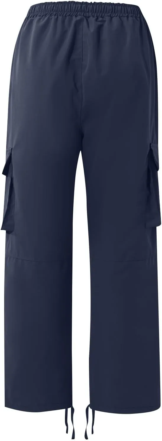 Mens Cargo Pants Relaxed Fit Casual Outdoor Athletic Cotton Joggers Lightweight Camping Hiking Pants with Pockets
