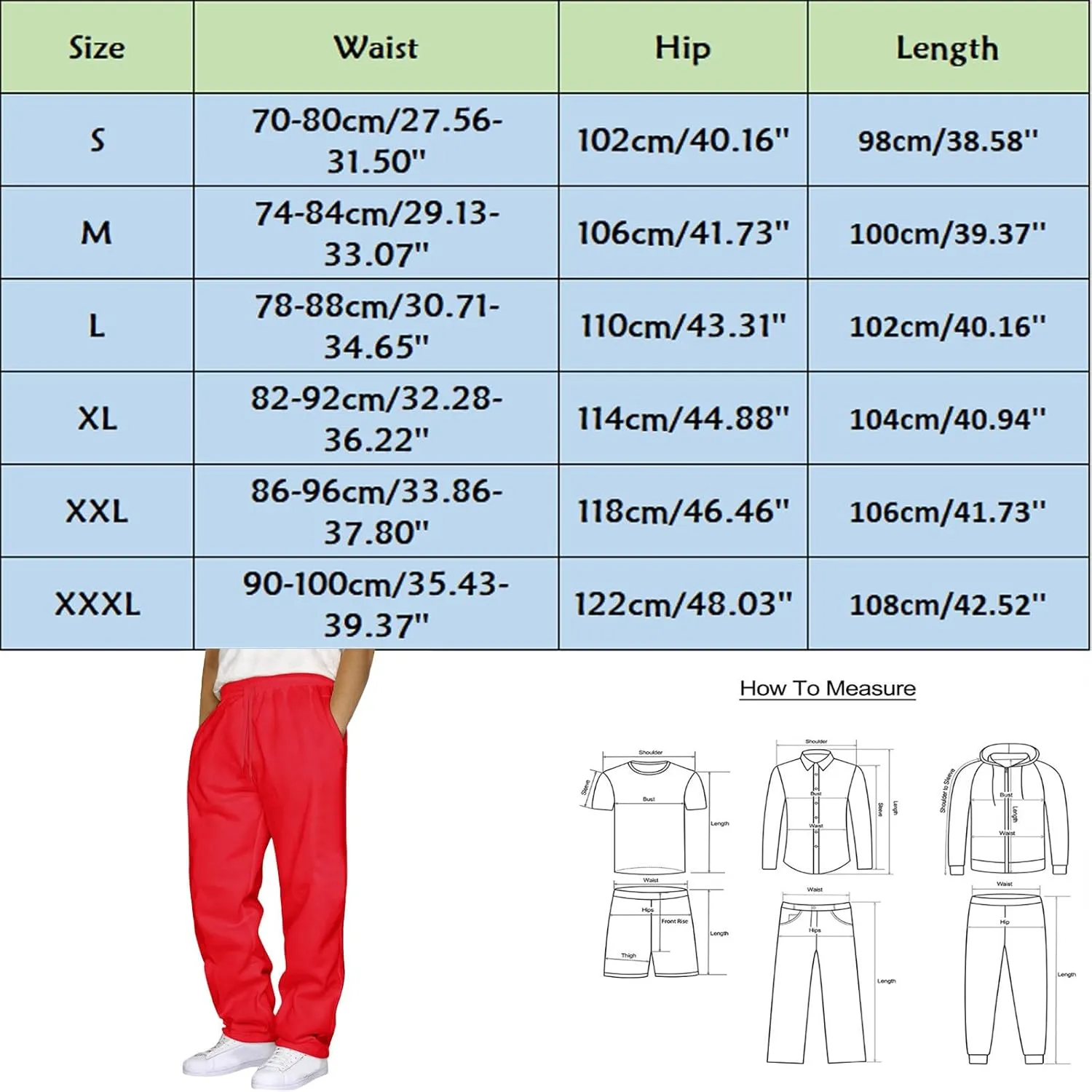 Mens Fleece Sweatpants Heavyweight Baggy Elastic Waist Joggers Pants with Pockets Wide Leg Trousers Sweat Pants