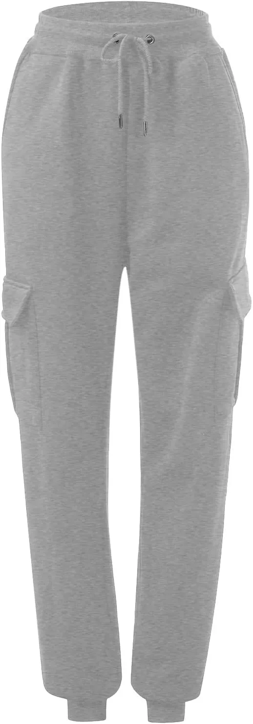 Men's Hiking Cargo Pants Relaxed Fit Trousers Drawstring Elastic Waist Joggers Sports Athletic Trousers with Pocket