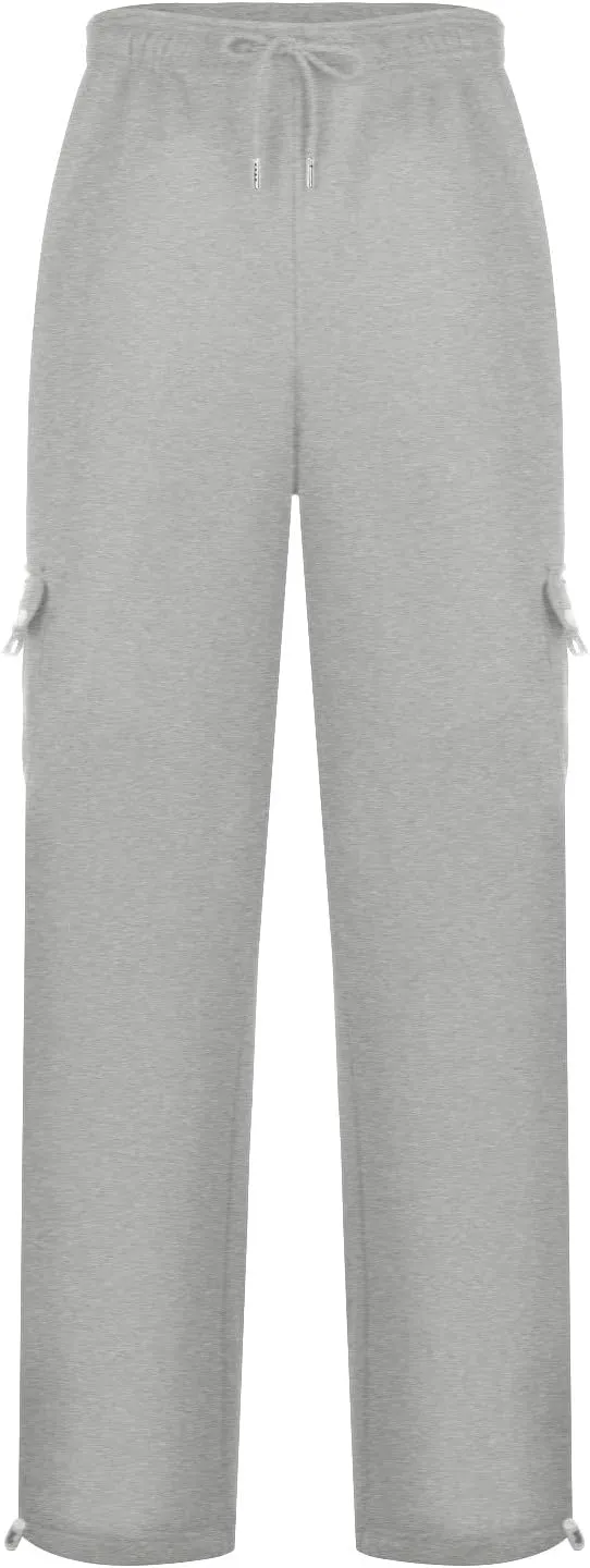 Men's Hiking Cargo Pants Relaxed Fit Trousers Drawstring Elastic Waist Joggers Sports Athletic Trousers with Pocket