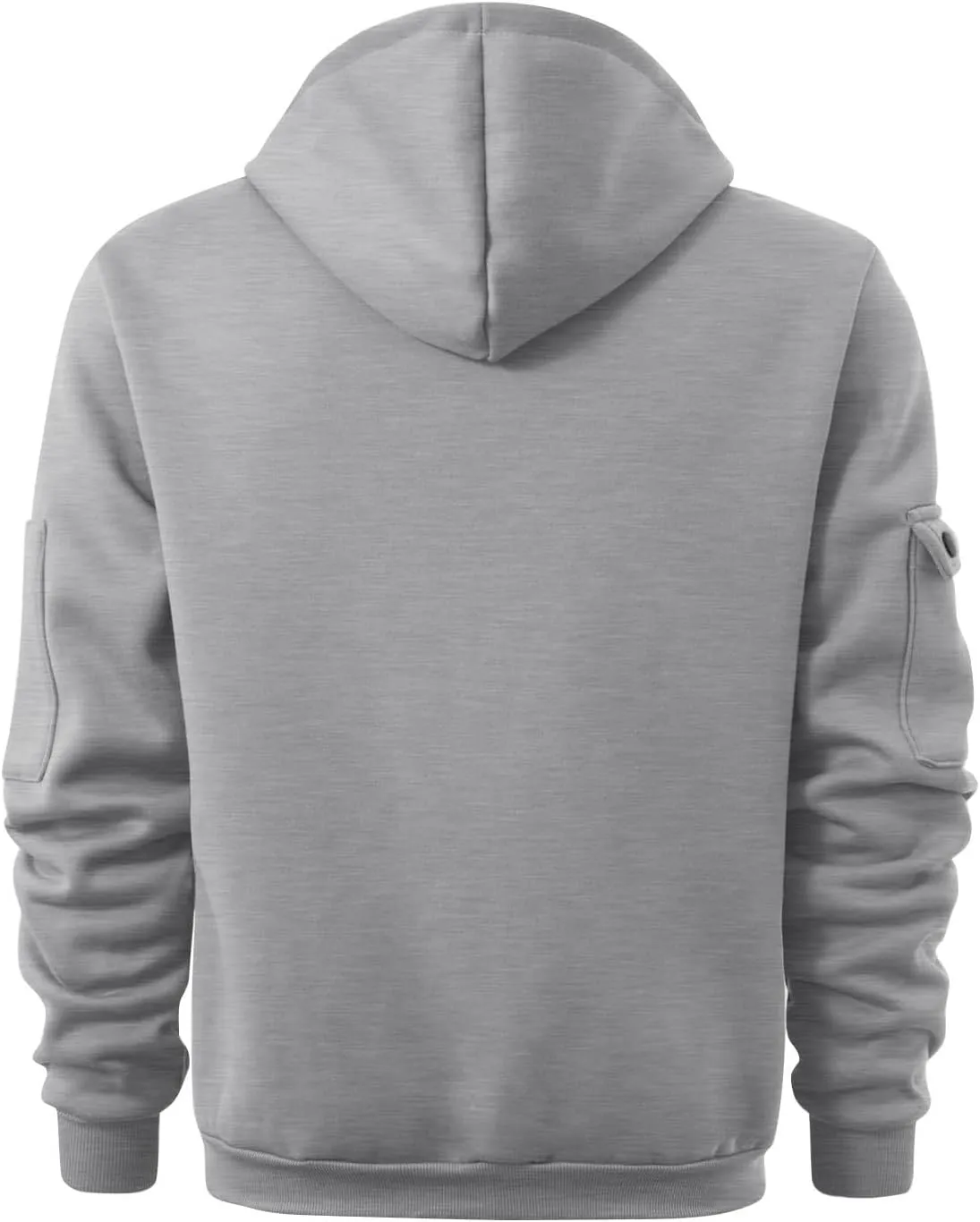 Men's Hoodies Quarter Zip Pullover Vintage Workout Running Active Hoodies with Pockets Military Tactical Sweatshirt