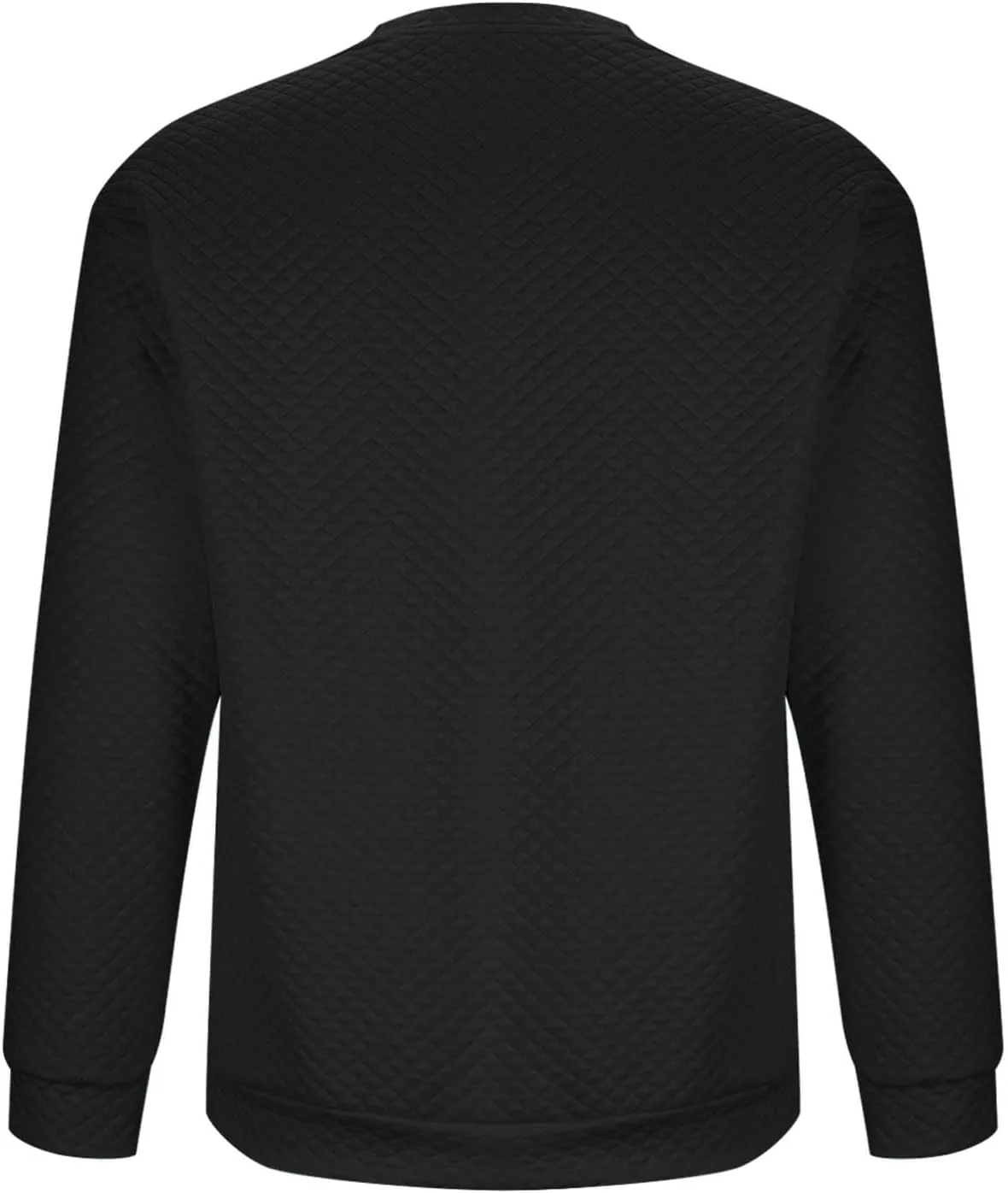 Men's Plain Sweatshirts Soft Long Sleeve Crewneck Sweatshirt Lightweigt Sweat Shirt Texture Pullover Shirt Tops