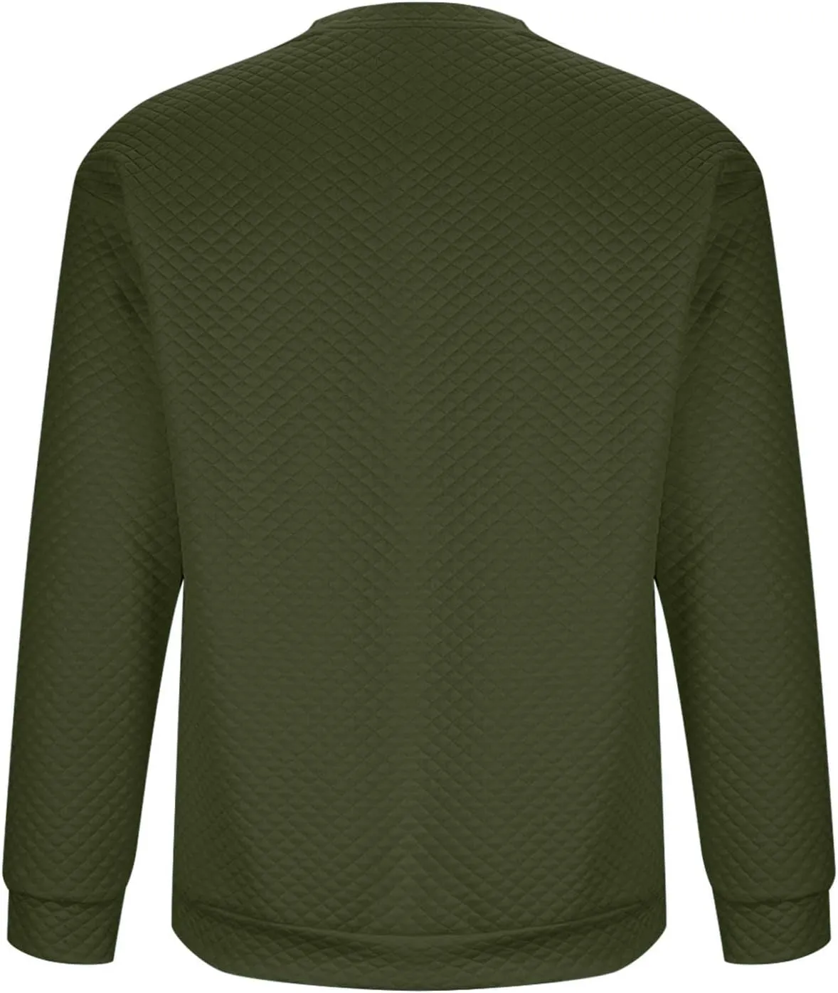 Men's Plain Sweatshirts Soft Long Sleeve Crewneck Sweatshirt Lightweigt Sweat Shirt Texture Pullover Shirt Tops