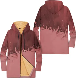 Mens Sherpa Lined Hoodie Full-Zip Casual Warm Sweatshirt Fleece Thick Thermal Hoodies