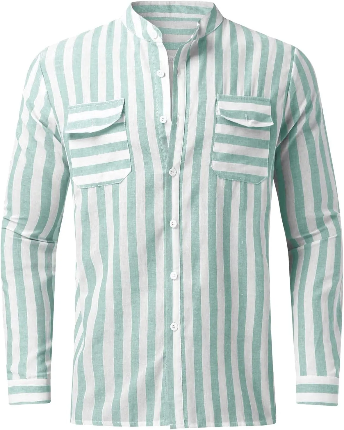 Mens Shirts Men's Casual Fashion Long Sleeve Dress Shirt Button Down Shirts Regular-Fit Slim-fit Work Shirt