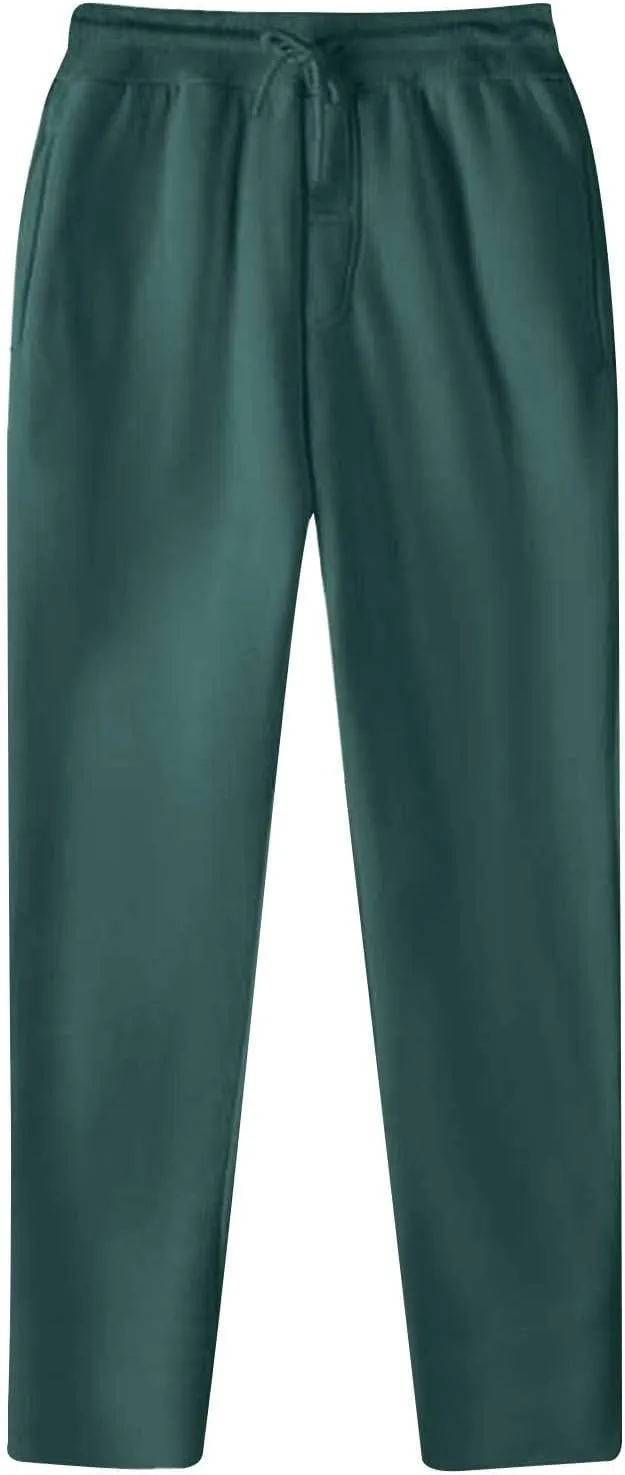 Men's Sweatpants Drawstring Joggers with Pockets Gym Trousers Baggy Lounge Pant Lightweight Sweatpants for Men
