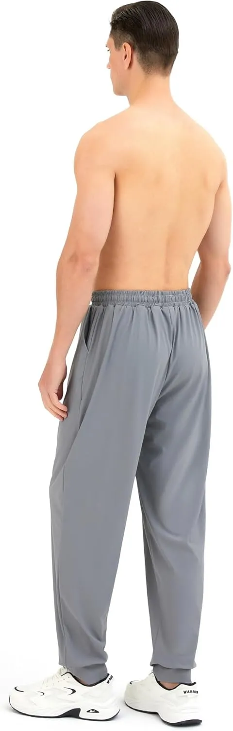Mens Sweatpants, Elastic Waist Joggers for Men, Gym Athletic Pants with Pockets for Workout Running Jogging