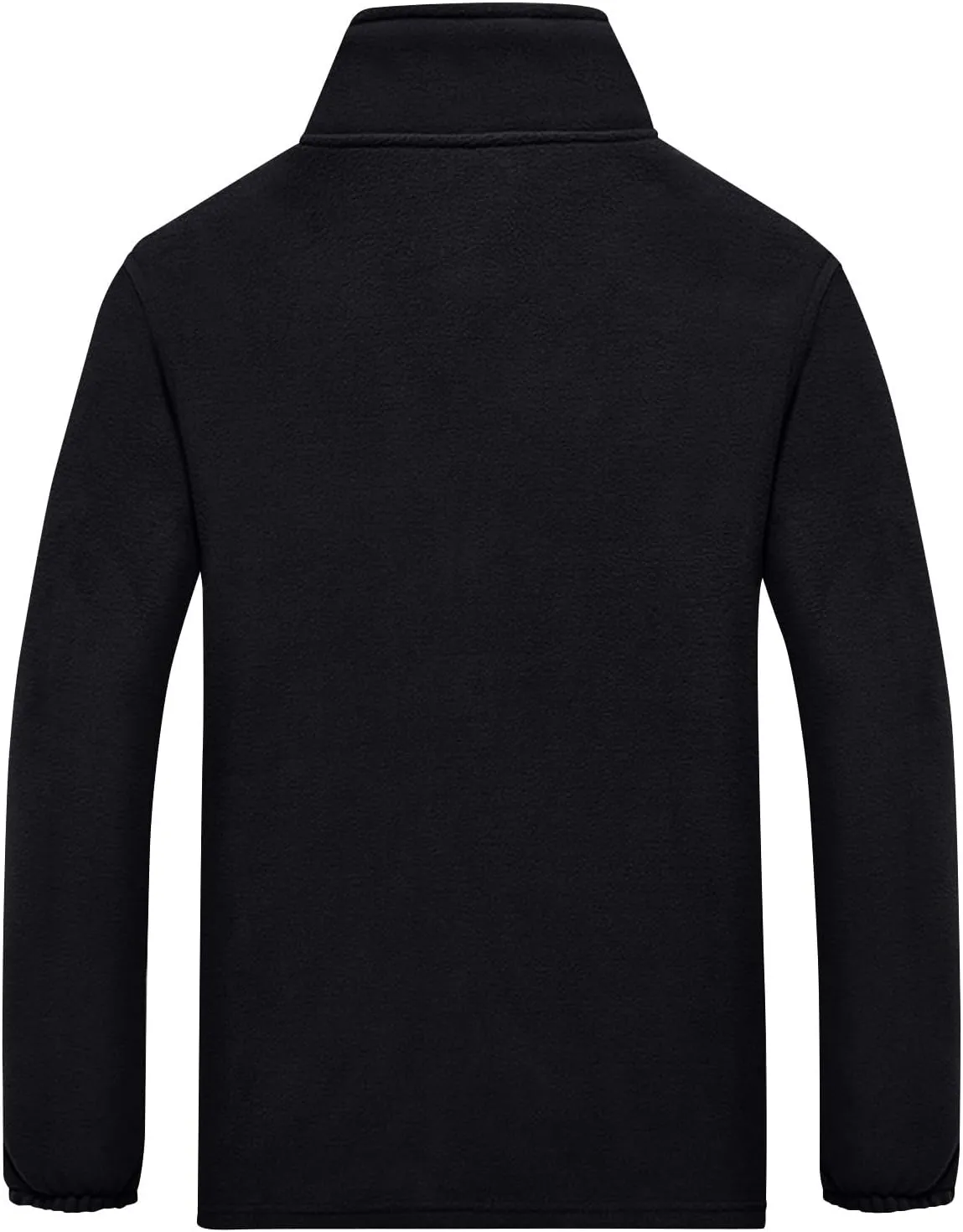 Mens Warm Fleece Lined Jackets Plus Size Full-Zip Thick Jacket Outdoor Thermal Winter Polar Sherpa Coats with Pockets