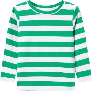 Mud Kingdom Boys Striped T-Shirts Long Sleeve Crewneck Tee for Boys Casual