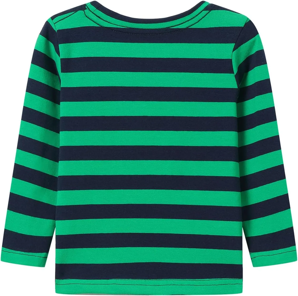 Mud Kingdom Boys Striped T-Shirts Long Sleeve Crewneck Tee for Boys Casual