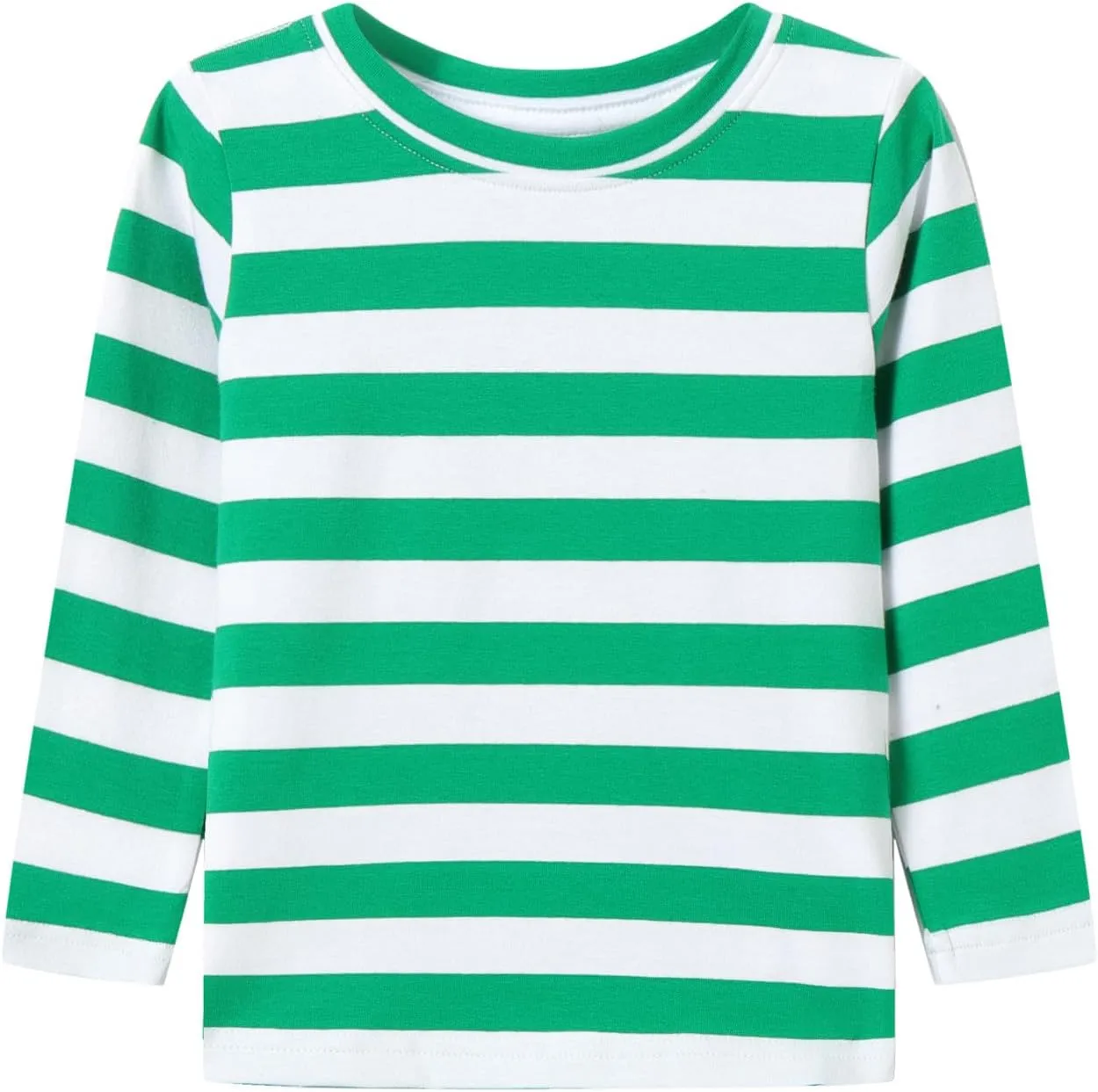 Mud Kingdom Boys Striped T-Shirts Long Sleeve Crewneck Tee for Boys Casual