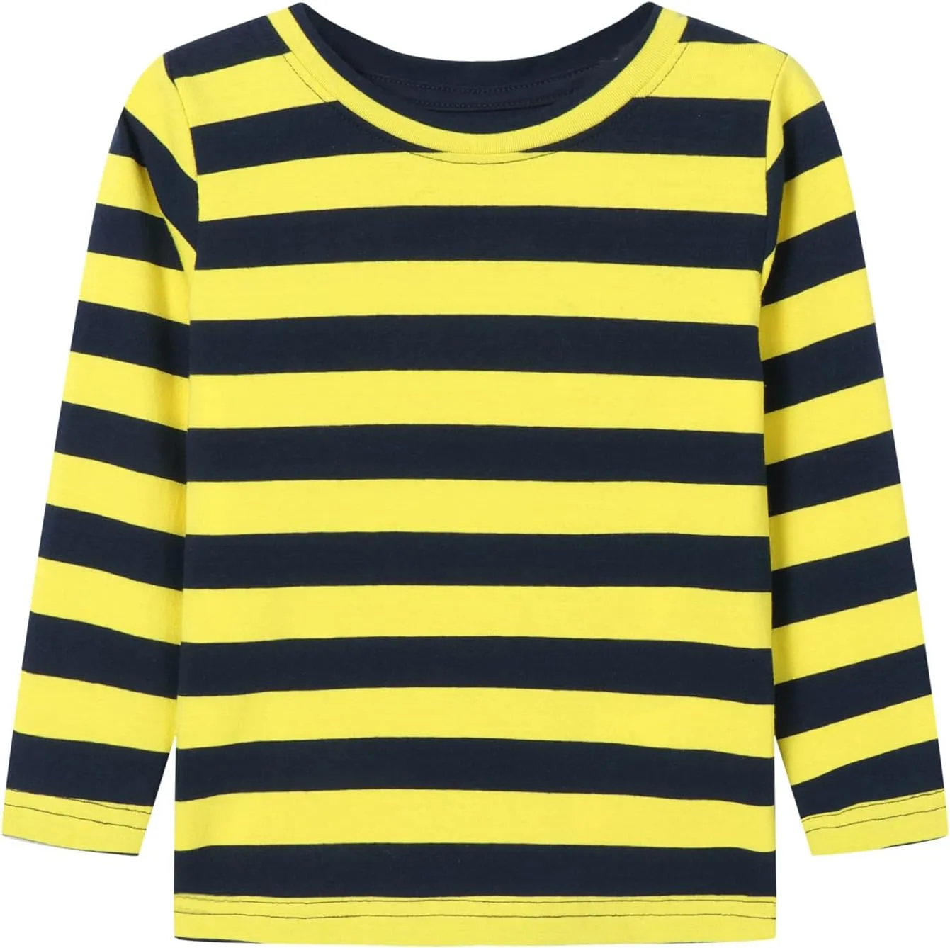 Mud Kingdom Boys Striped T-Shirts Long Sleeve Crewneck Tee for Boys Casual