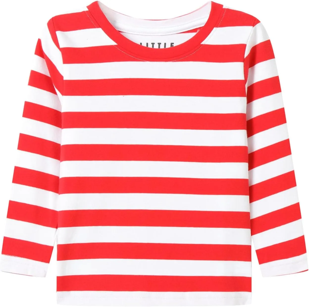 Mud Kingdom Boys Striped T-Shirts Long Sleeve Crewneck Tee for Boys Casual