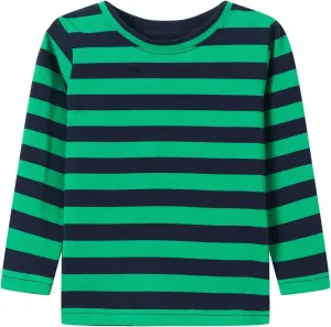 Mud Kingdom Boys Striped T-Shirts Long Sleeve Crewneck Tee for Boys Casual