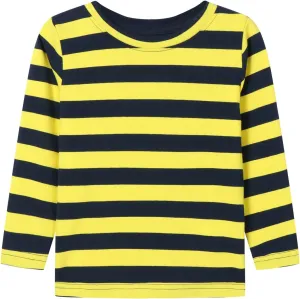 Mud Kingdom Boys Striped T-Shirts Long Sleeve Crewneck Tee for Boys Casual