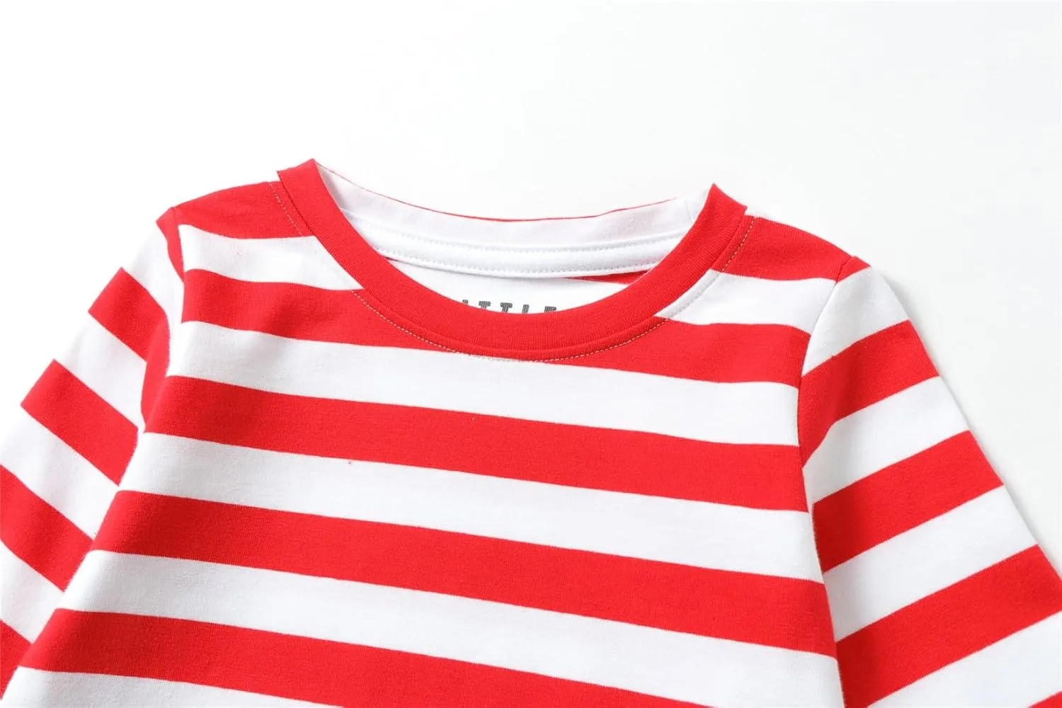Mud Kingdom Boys Striped T-Shirts Long Sleeve Crewneck Tee for Boys Casual