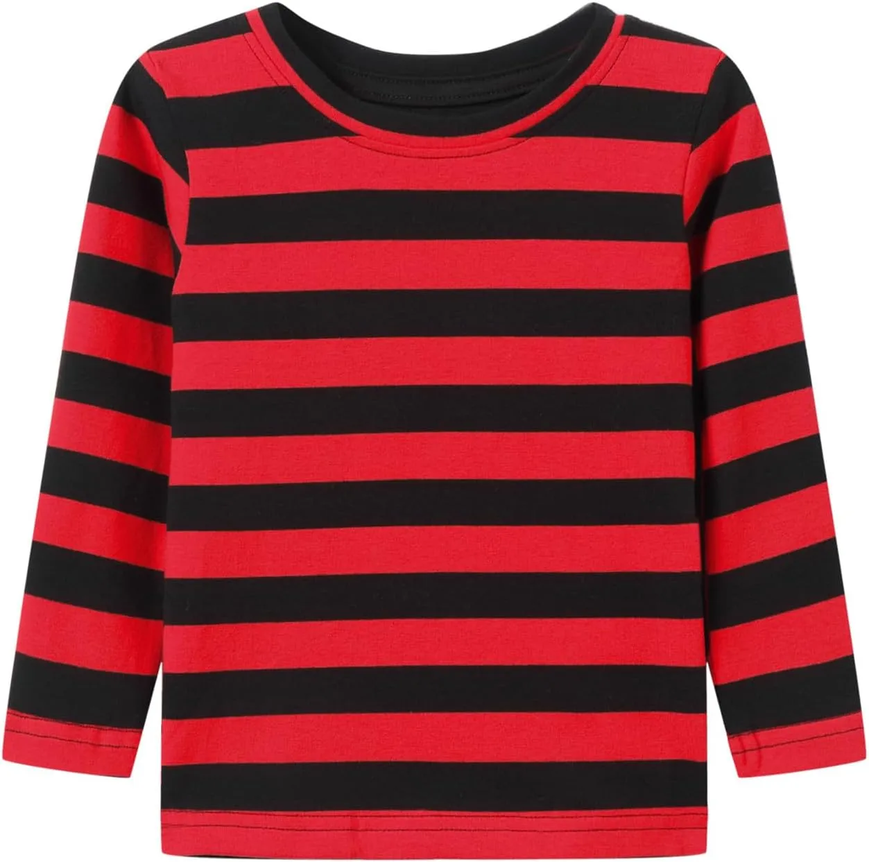 Mud Kingdom Boys Striped T-Shirts Long Sleeve Crewneck Tee for Boys Casual