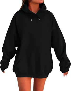 Oversized Hoodies for Women Cute Sweatshirts Long Sleeve Comfy Casual Basic Pullover Tops 2024 Fall Fashion Outfits