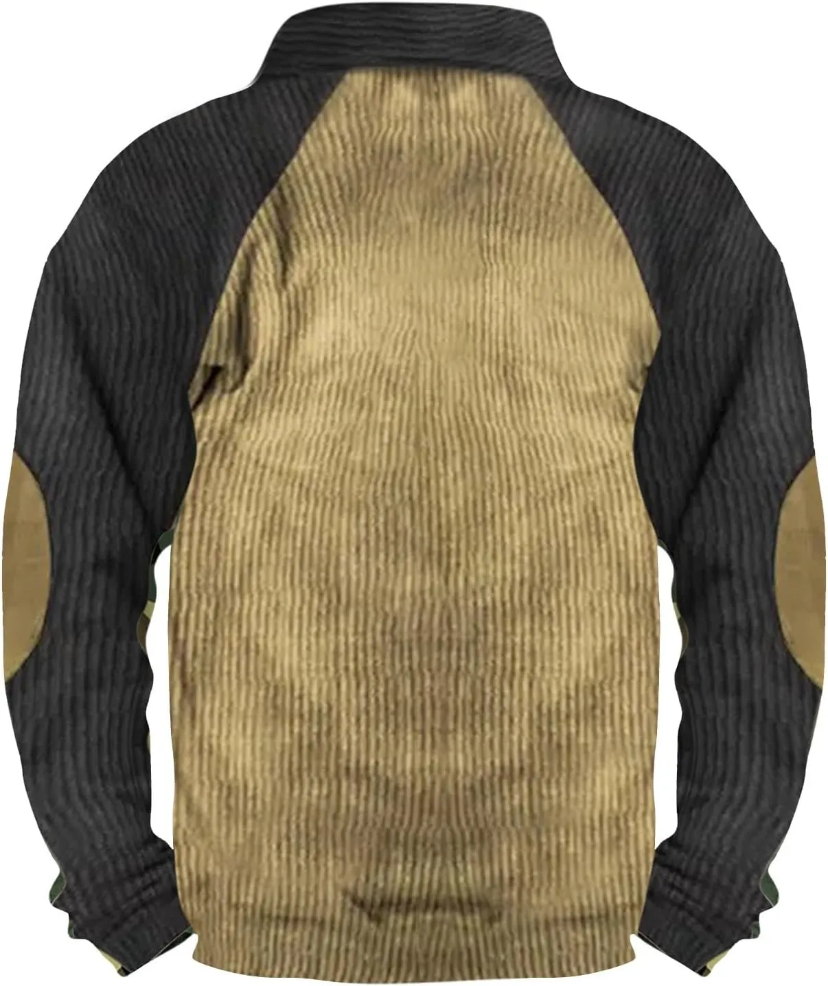 RTRDE Men's Pullover Sweatshirts Button Sweatshirt Long Sleeve Sweaters No Hood Tops Casual Sweatshirt, S-3XL