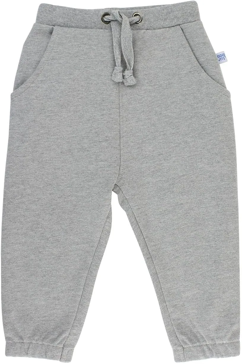 RUGGEDBUTTS® Baby/Toddler Boys Drawstring Joggers Tapered Ankle Pull-On Pants