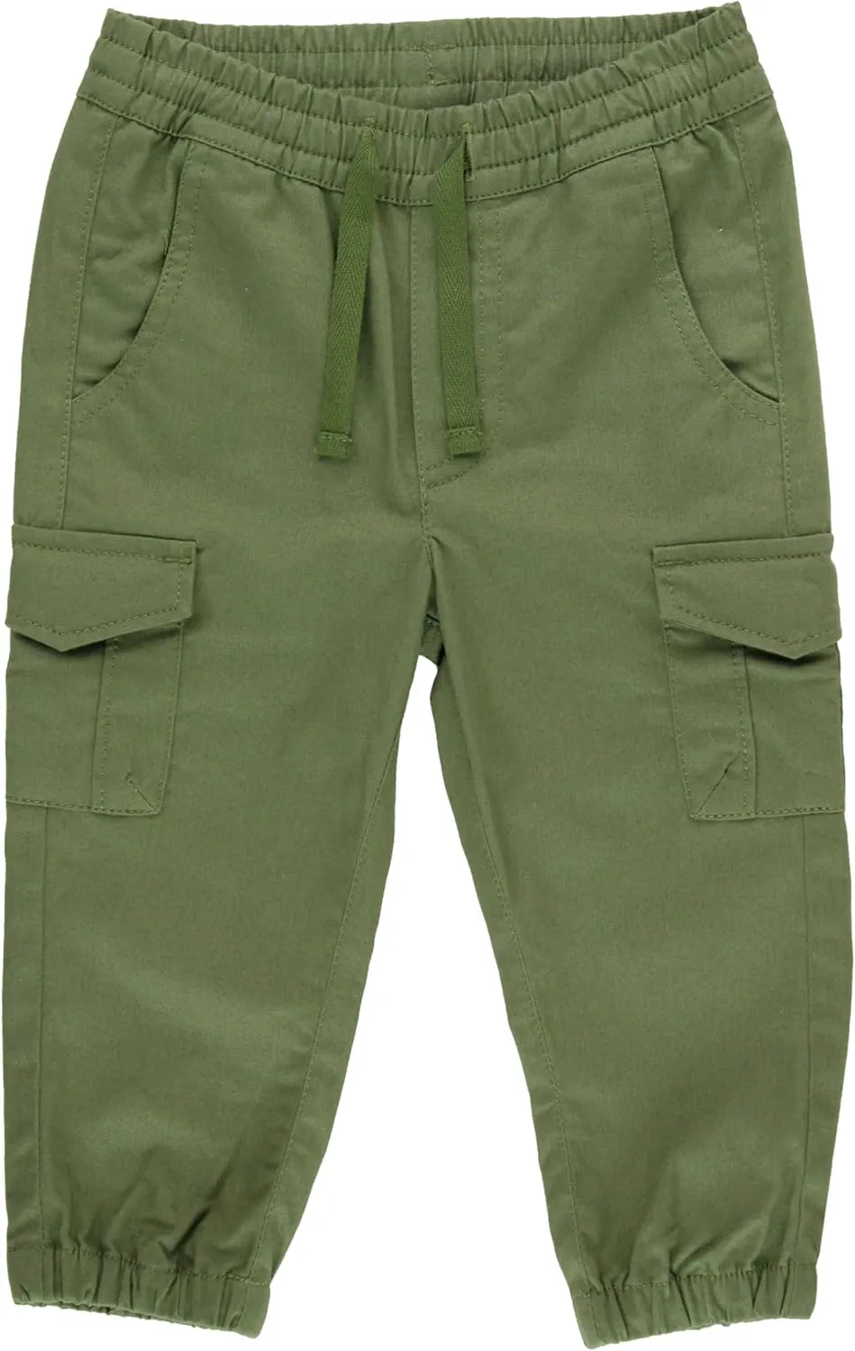 RUGGEDBUTTS® Baby/Toddler Boys Drawstring Joggers Tapered Ankle Pull-On Pants