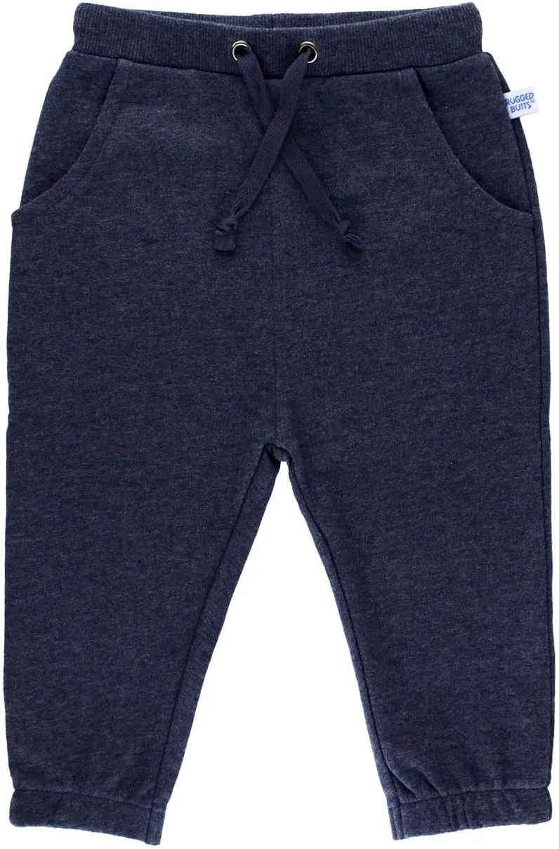 RUGGEDBUTTS® Baby/Toddler Boys Drawstring Joggers Tapered Ankle Pull-On Pants