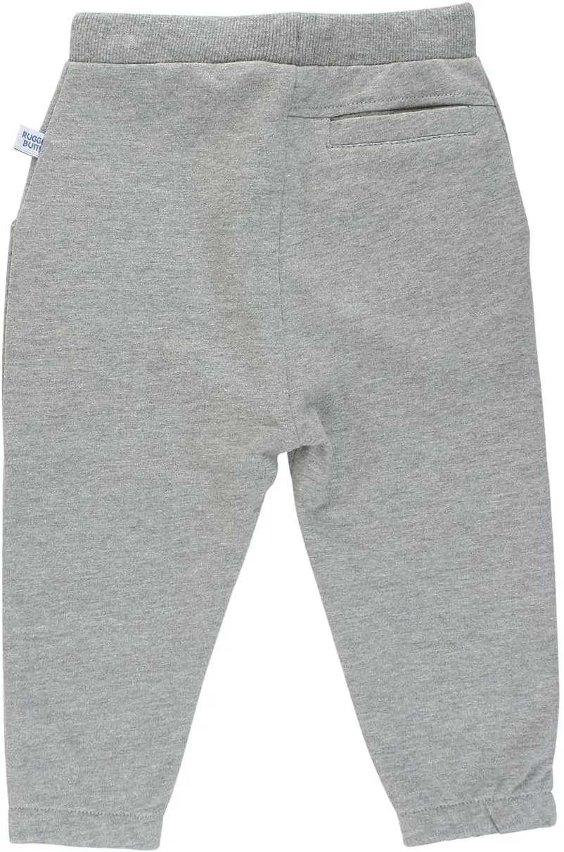 RUGGEDBUTTS® Baby/Toddler Boys Drawstring Joggers Tapered Ankle Pull-On Pants