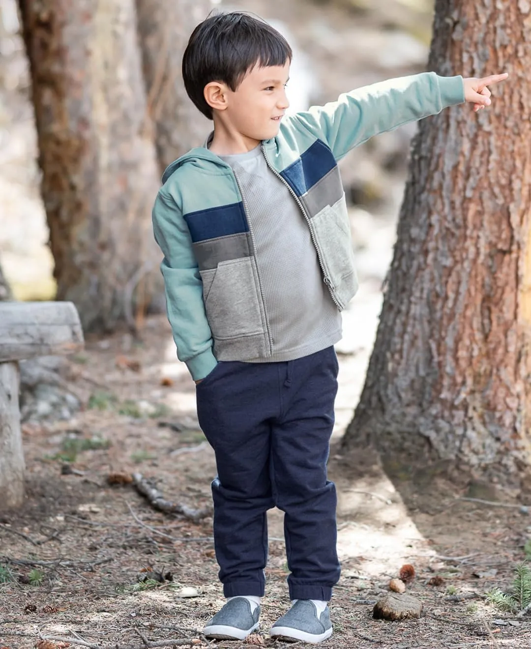 RUGGEDBUTTS® Baby/Toddler Boys Drawstring Joggers Tapered Ankle Pull-On Pants