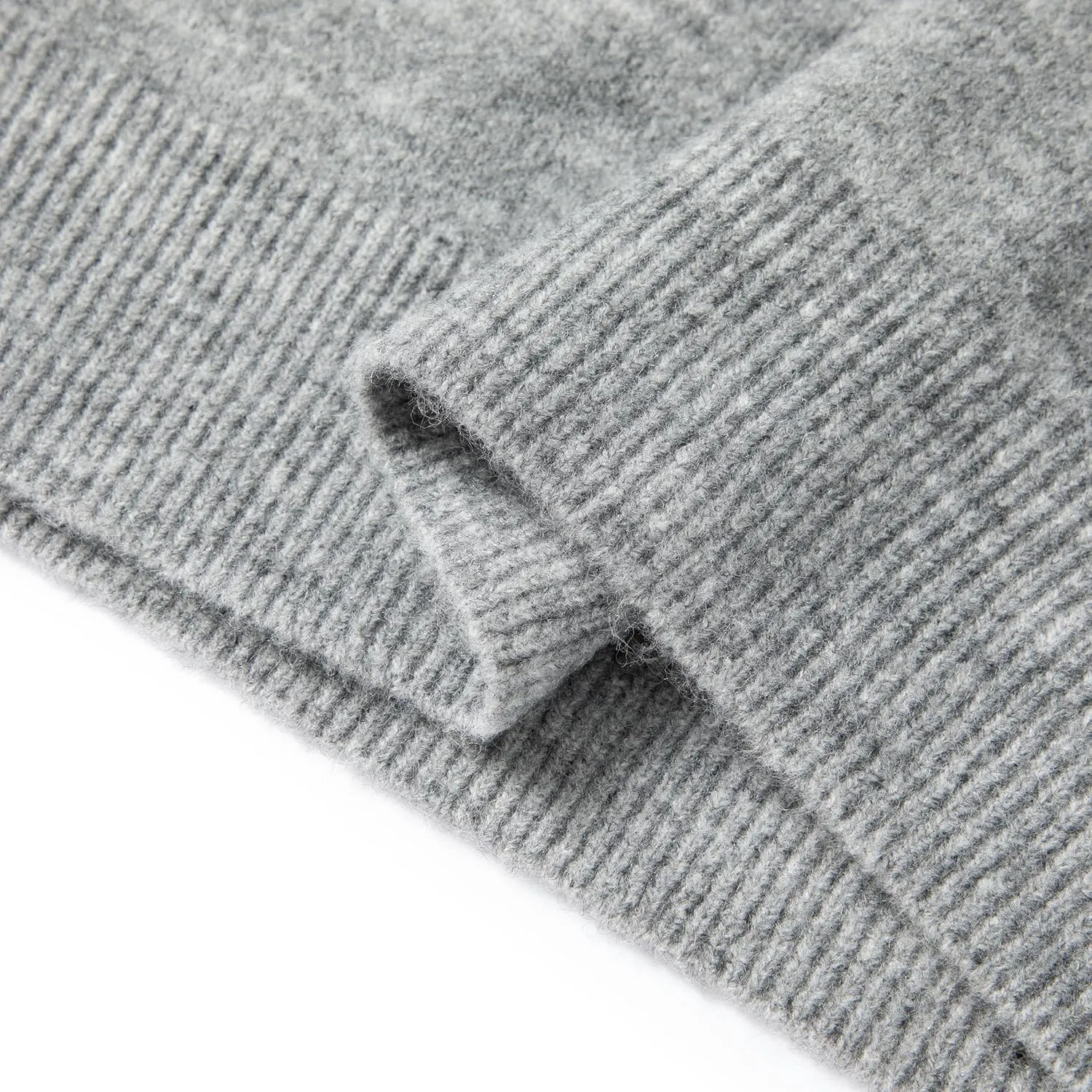 Simple&Opulence Women’s V Neck Sweaters Long Sleeve Ribbed Soft Knit Pullover Cozy Lightweight Casual Tops