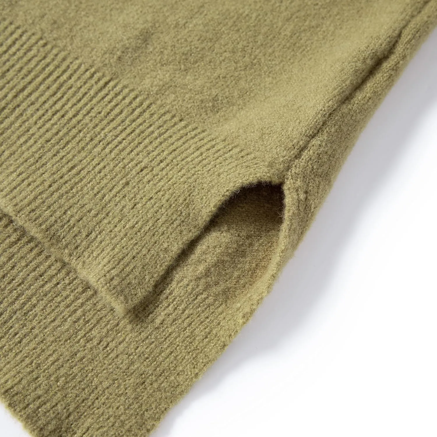 Simple&Opulence Women’s V Neck Sweaters Long Sleeve Ribbed Soft Knit Pullover Cozy Lightweight Casual Tops