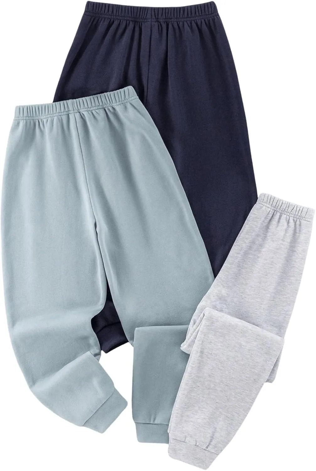 SOLY HUX Boy's 3 Piece Letter Print Graphic Sweatpants Elastic Waist Joggers Pants