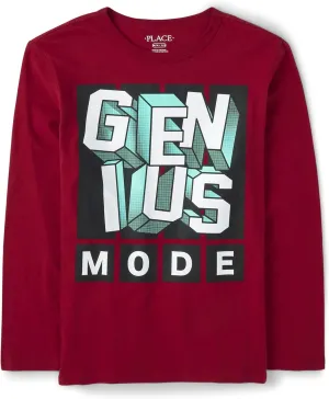 The Children's Place boys Assorted Everyday Long Sleeve Graphic T-shirts