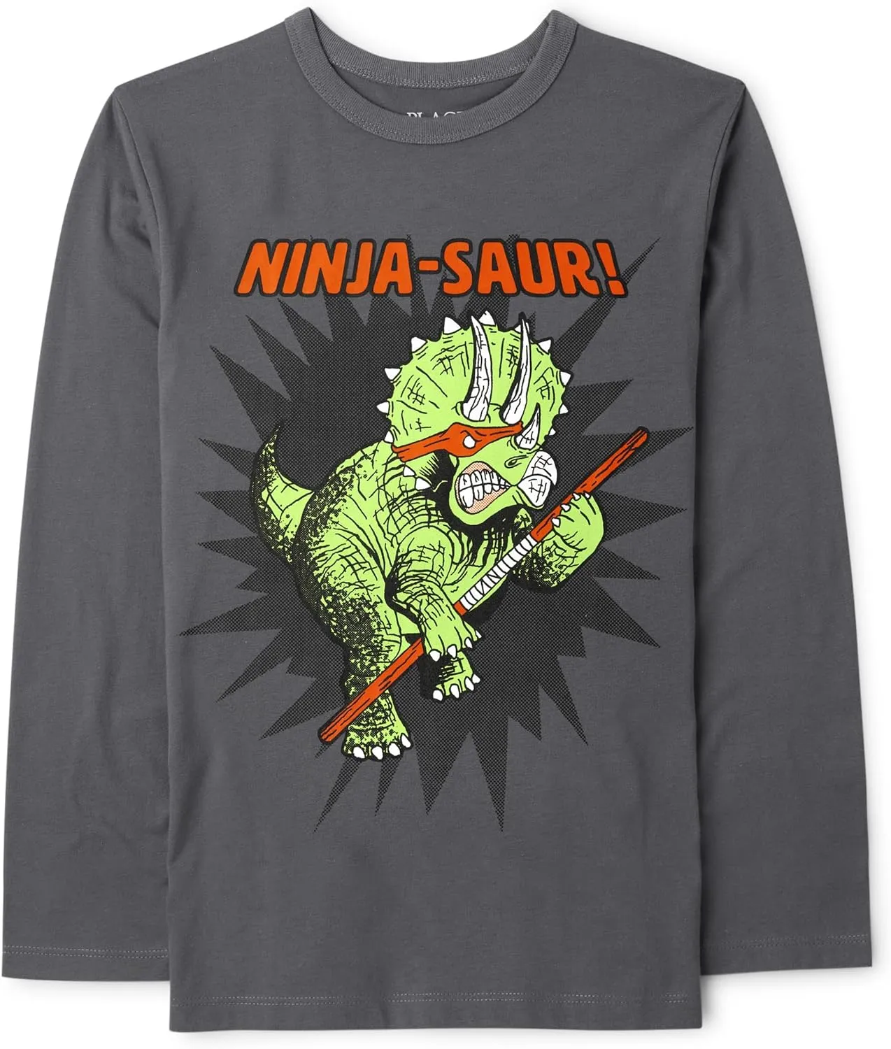 The Children's Place Boys' Dino Long Sleeve Graphic T-Shirts