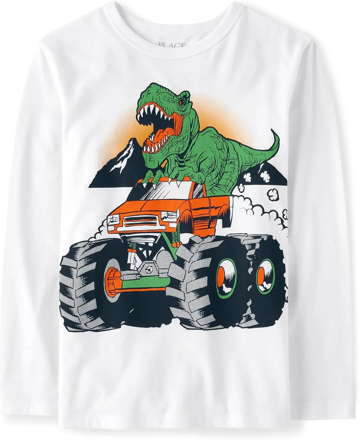 The Children's Place Boys' Dino Long Sleeve Graphic T-Shirts