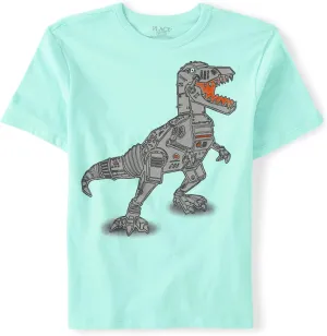 The Children's Place Boys' Dino Short Sleeve Graphic T-Shirts