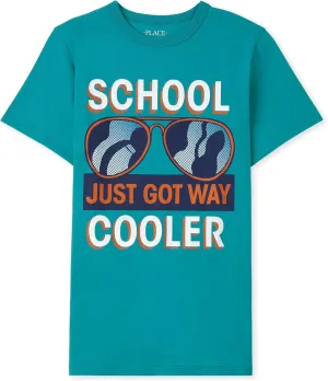 The Children's Place Boys' School Days Short Sleeve Graphic T-Shirts