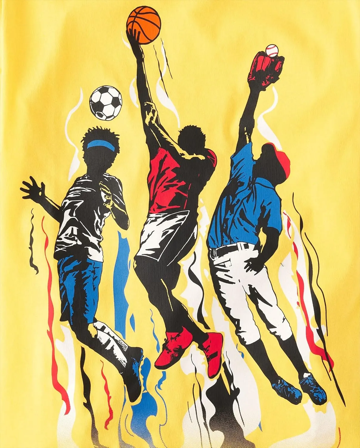 The Children's Place Boys' Sports Short Sleeve Graphic T-Shirts, Multipack
