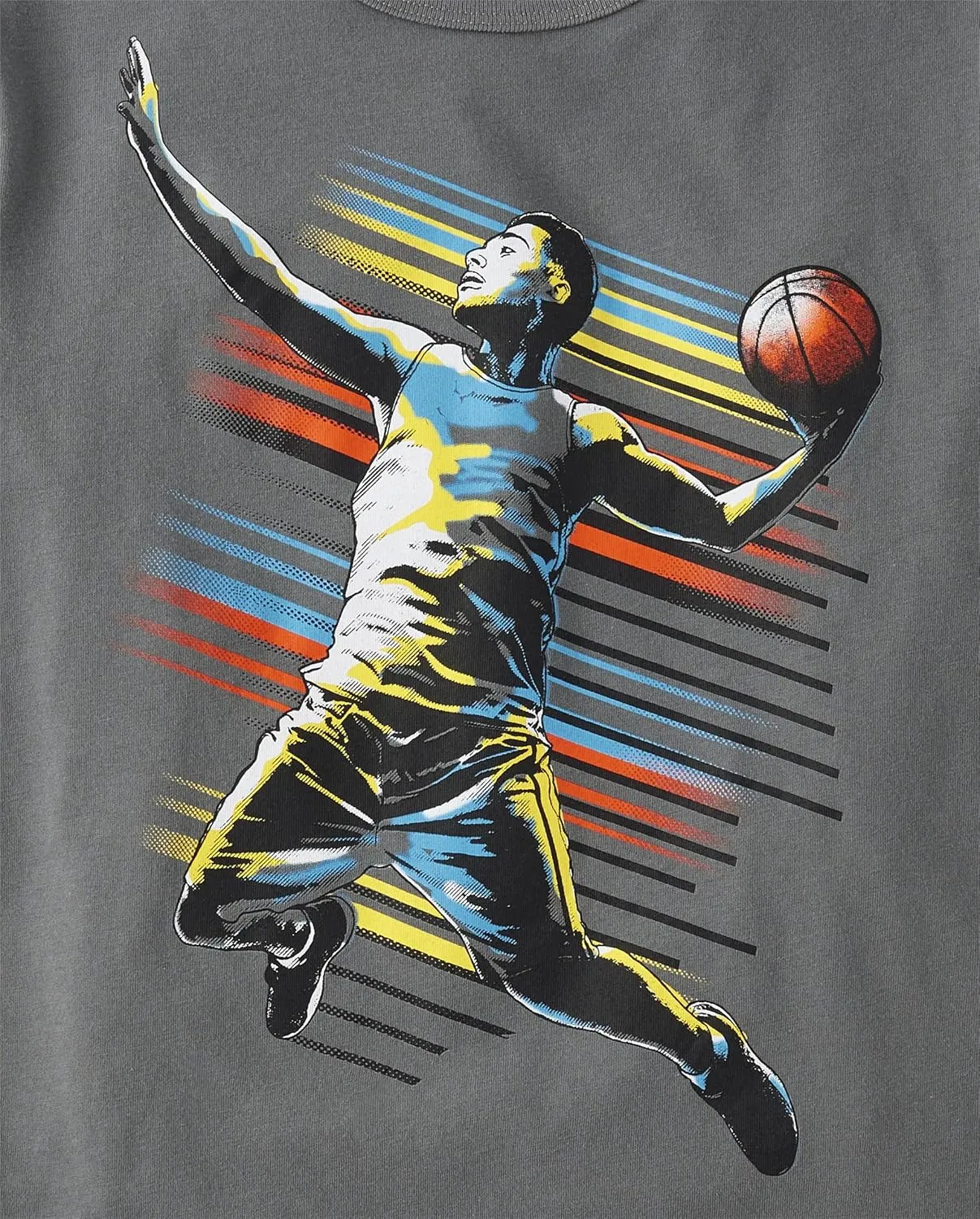 The Children's Place Boys' Sports Short Sleeve Graphic T-Shirts, Multipack