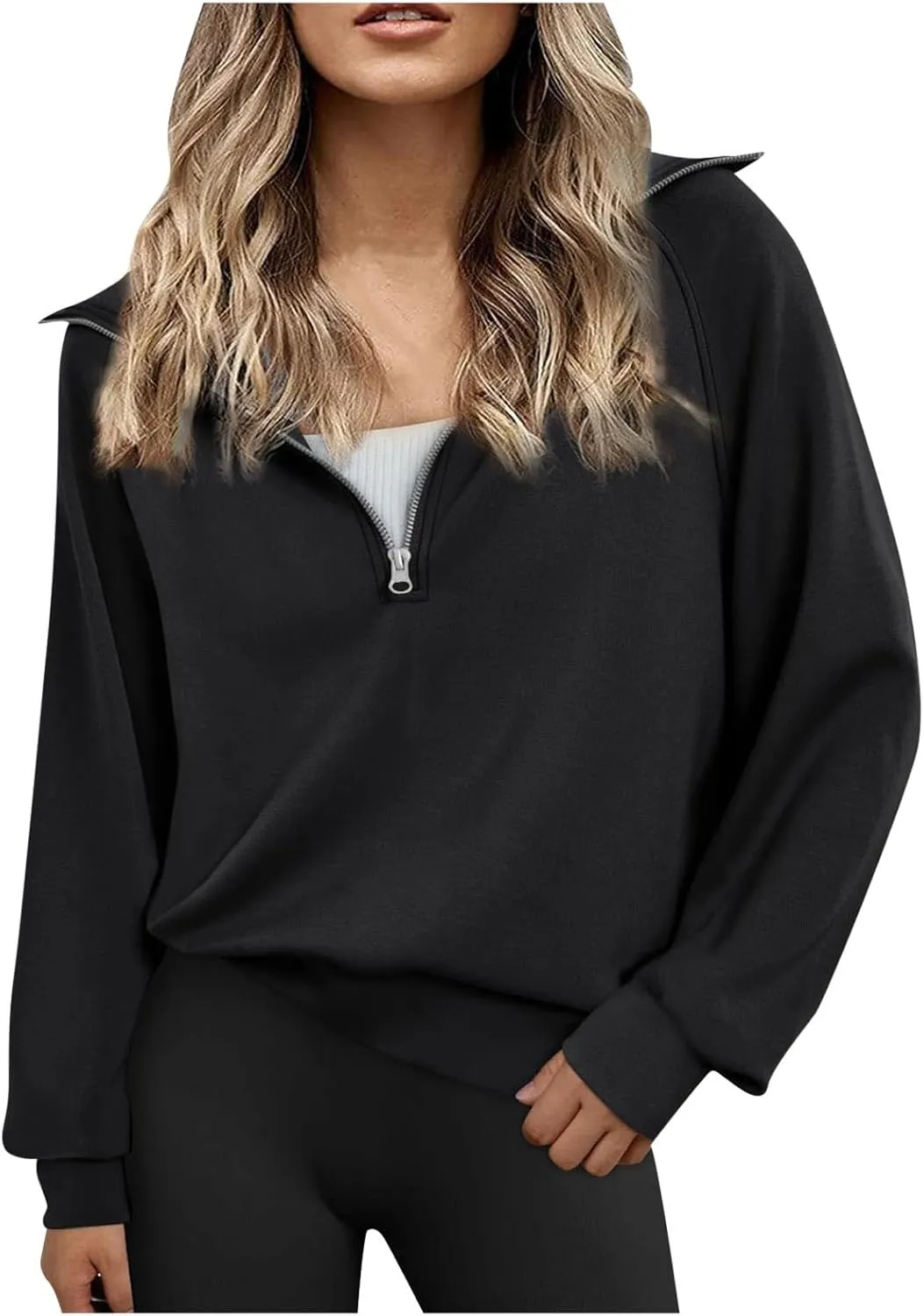 Today 2024 Zipper Hoodies For Women Womens Sweatshirts For Teen Girl Full-Zip Cropped Pullover Solid Color Fleece Zipper Hoodies Y2K Fall Fashion Clothes