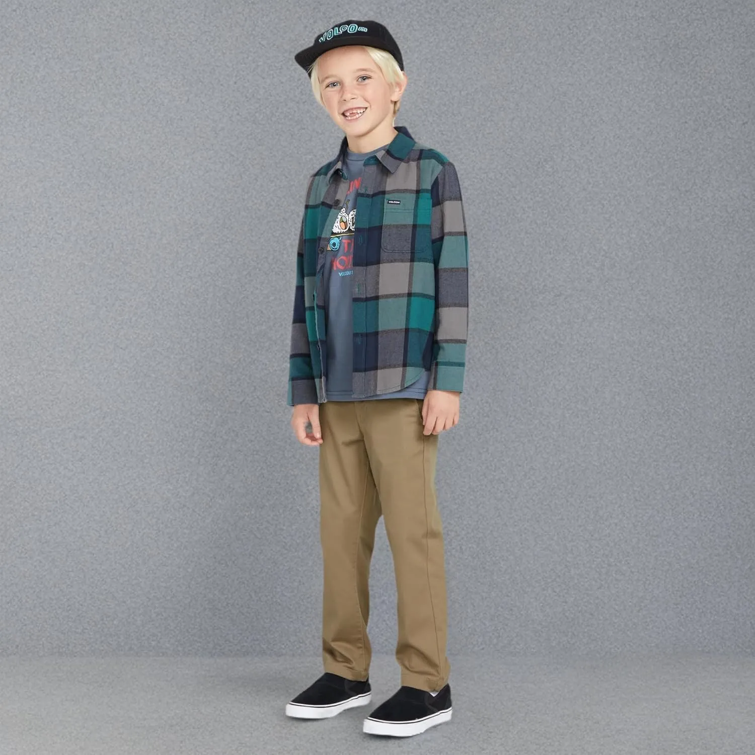 Volcom Frickin Modern Stretch Chino Pant (Big Little Boys Sizes)