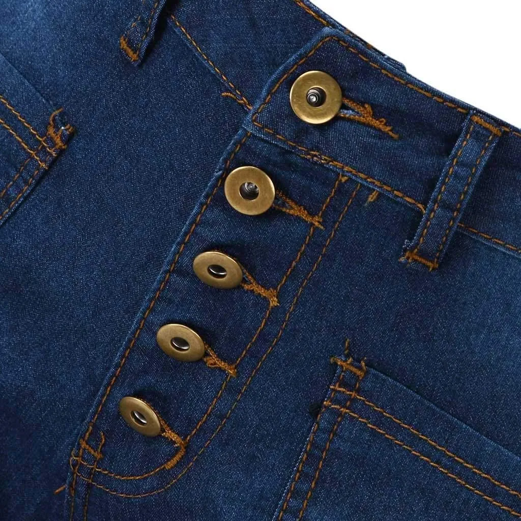 Woman Stretch Wide Straight Leg Jeans Trendy High Waisted Skinny Slim Fit Denim Pants 2025 Spring Fashion