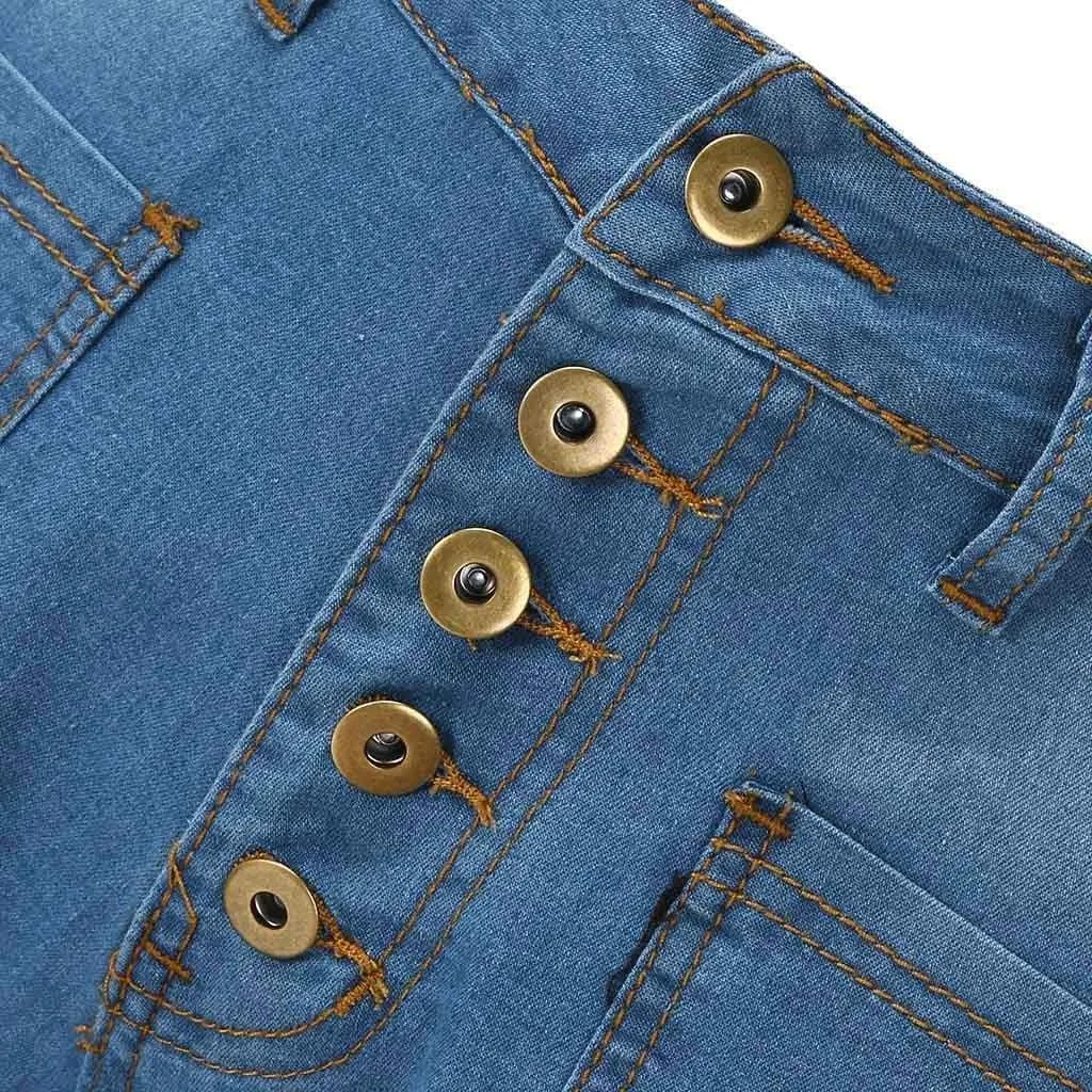 Woman Stretch Wide Straight Leg Jeans Trendy High Waisted Skinny Slim Fit Denim Pants 2025 Spring Fashion