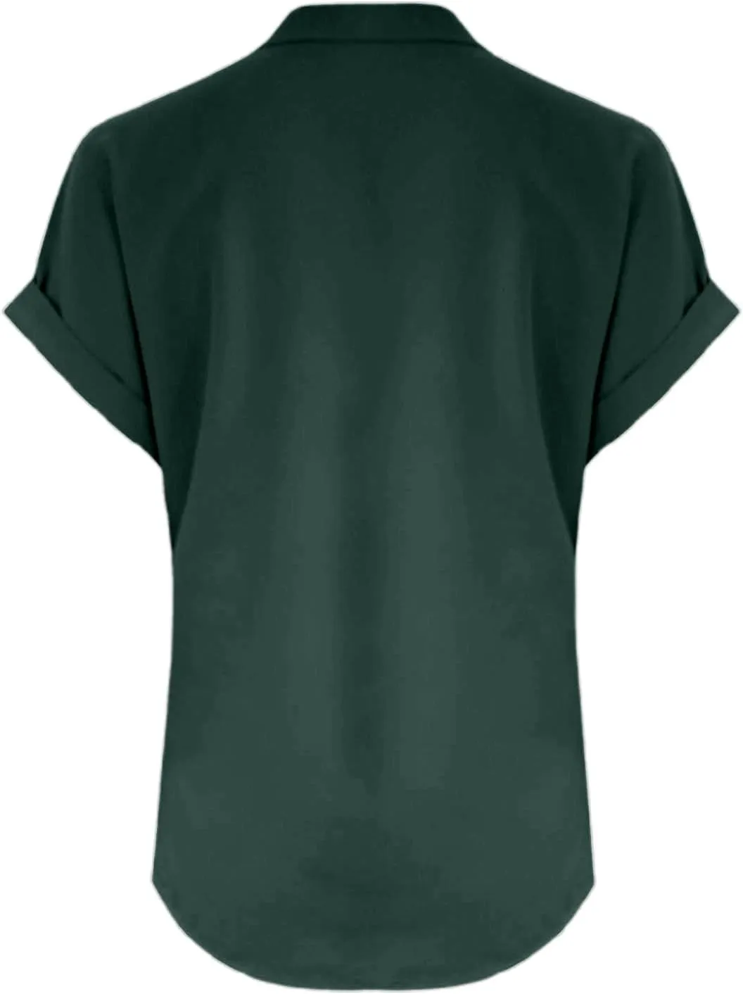 Women Linen Shirts V Neck Button Blouses Bohemian 2024 Summer Tops Short Sleeve Loose Fit T-Shirts
