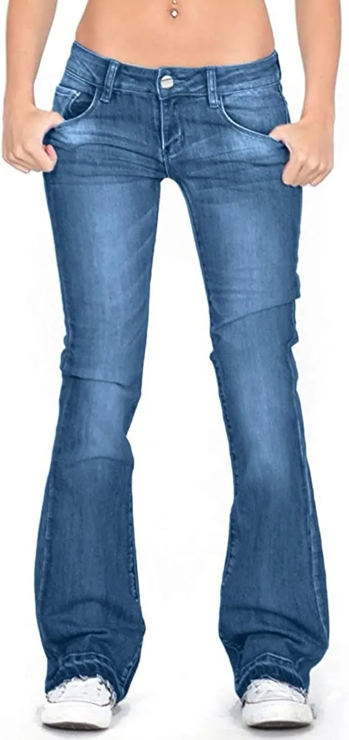 Womens Bootcut Jeans,Holy Grail Tummy Control Bootcut Jeans Holy Grail Jeans Women's Low Waist Jean Stretchy