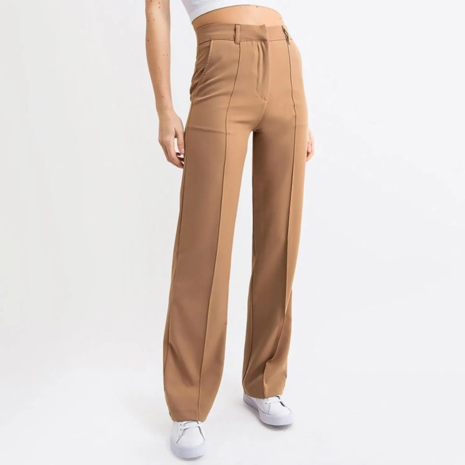 Women's Boyfriend Jeans Pants Fashion Straight-Leg Trousers Slim Fit Trousers with Pockets Cute Jeans, XS-3XL