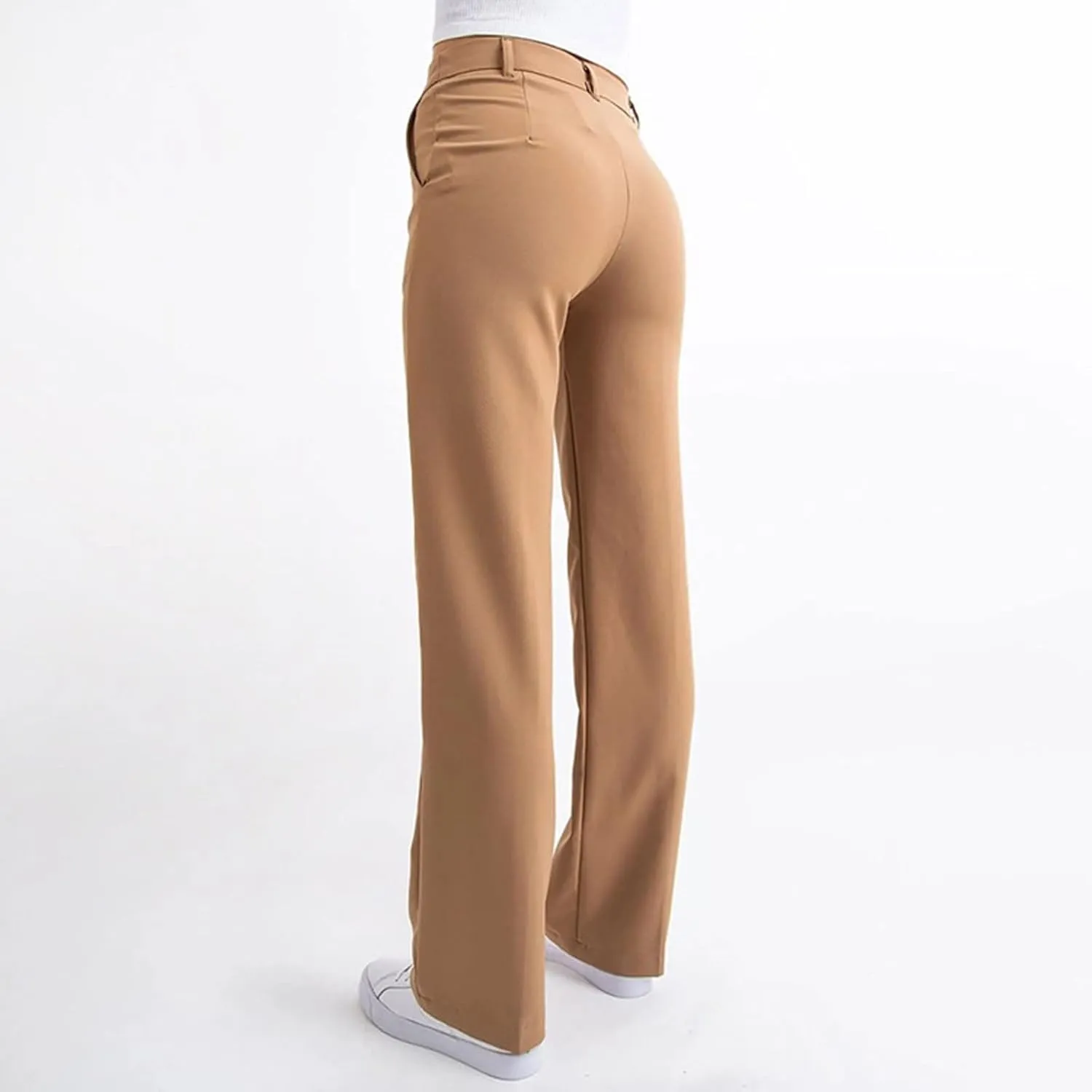 Women's Boyfriend Jeans Pants Fashion Straight-Leg Trousers Slim Fit Trousers with Pockets Cute Jeans, XS-3XL
